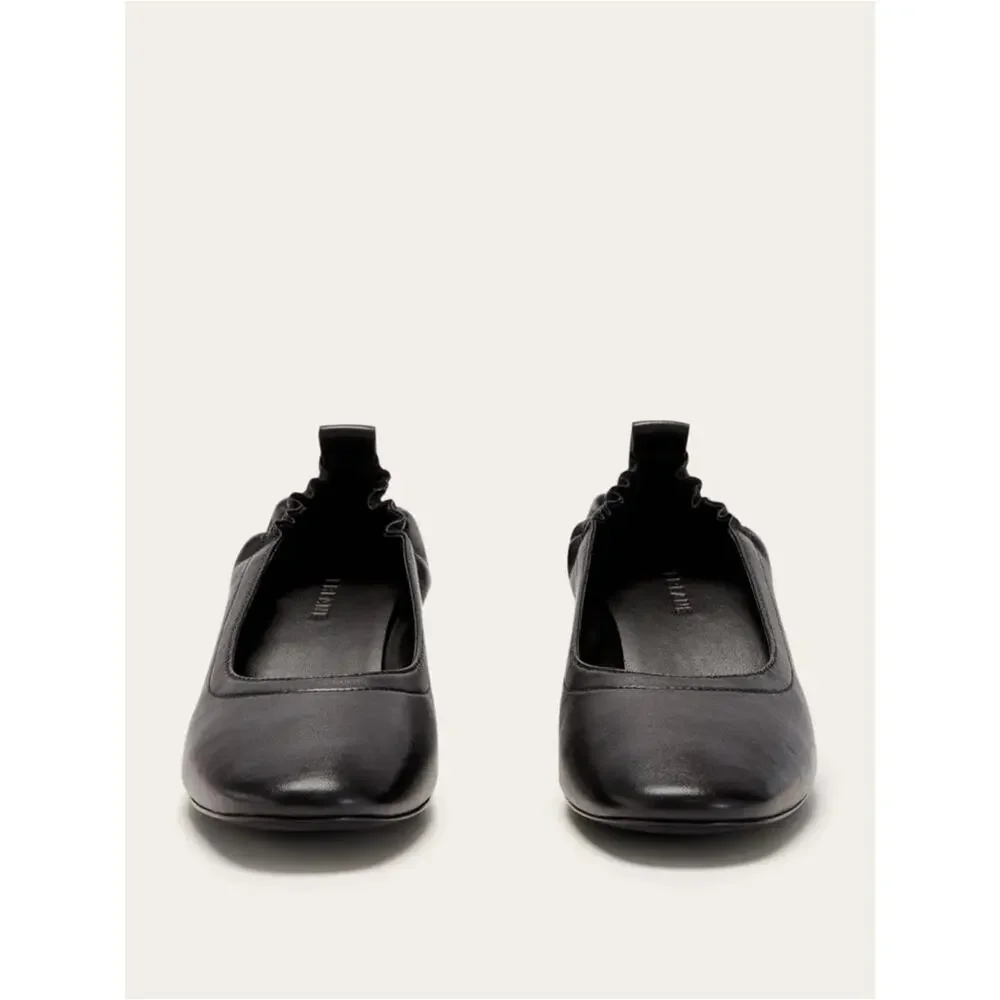 Everlane Black Leather Shoes Size 6.5 Minimal Classic NWOB Perfect Chic_3